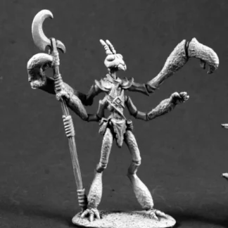 Reaper Miniatures Klichik, Mantis Warrior #03552 Dark Heaven Unpainted Metal - Your Source for Gaming Essentials Online