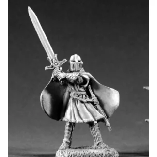 Tabletop Miniatures | Reaper Miniatures Knight Templar #02188 Dark Heaven Legends Unpainted Metal - Your Source for Gaming Essentials