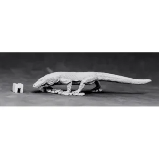 Reaper Miniatures Komodo Dragon #03884 Unpainted Metal D&D RPG Mini Figure - Your Source for Gaming Essentials Clearance