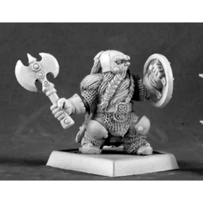 Reaper Miniatures Kragmarr Dwarf Captain #14554 Kragmarr Unpainted RPG D&D Mini - Your Source for Gaming Essentials New