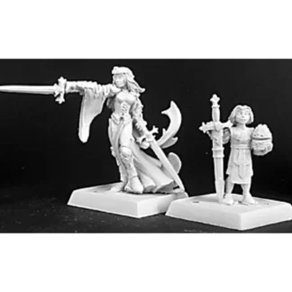 Reaper Miniatures Kristianna, Crusaders Warlord #14212 Crusaders Unpainted Mini - Your Source for Gaming Essentials Outlet