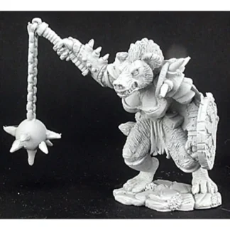 Reaper Miniatures Krokuta, Gnoll Cleric #02955 Dark Heaven Unpainted Metal - Your Source for Gaming Essentials New