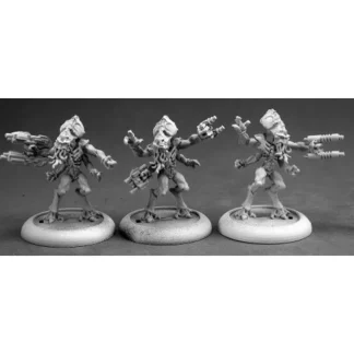 Reaper Miniatures Kulathian Invaders (3) #50242 Chronoscope D&D RPG Mini Figure - Your Source for Gaming Essentials New