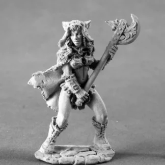 Reaper Miniatures Kyrie, Female Barbarian #04008 Unpainted Metal Figure - Your Source for Gaming Essentials New