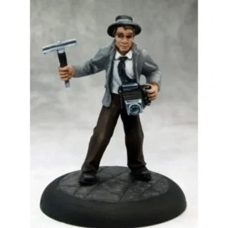 Reaper Miniatures Lacy O'Malley, Muckraker #59033 Savage Worlds Unpainted Mini - Your Source for Gaming Essentials New