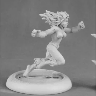 Tabletop Miniatures | Reaper Miniatures Lady Tiger, Super Villain #50169 Chronoscope RPG Mini Figure - Your Source for Gaming Essentials