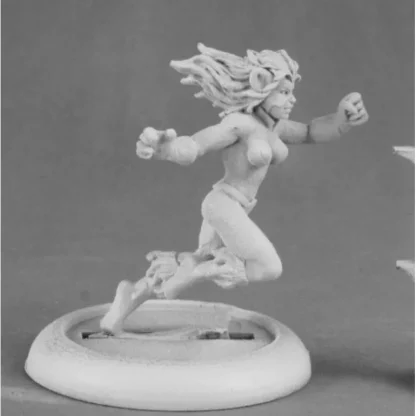 Tabletop Miniatures | Reaper Miniatures Lady Tiger, Super Villain #50169 Chronoscope RPG Mini Figure - Your Source for Gaming Essentials