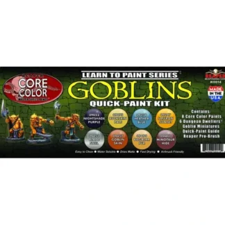 Reaper Miniatures Learn to Paint Goblins #09914 Quick-Paint Kit - Your Source for Gaming Essentials Discount