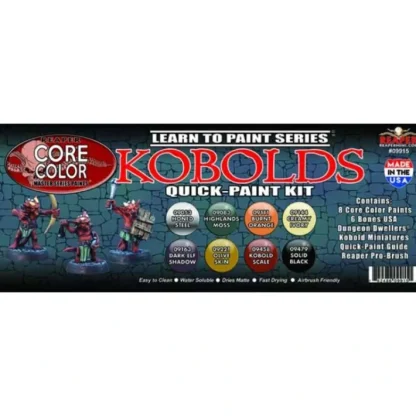 Reaper Miniatures Learn to Paint Kobolds #09915 Quick-Paint Kit - Your Source for Gaming Essentials Discount
