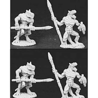 Reaper Miniatures Lizard Men with Spears 4 Pieces 06039 Dark Heaven Legends Army - Your Source for Gaming Essentials Shop