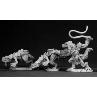 Reaper Miniatures Lizard Hunting Pack (3 Pcs) 02331 Dark Heaven Unpainted Metal - Your Source for Gaming Essentials Outlet