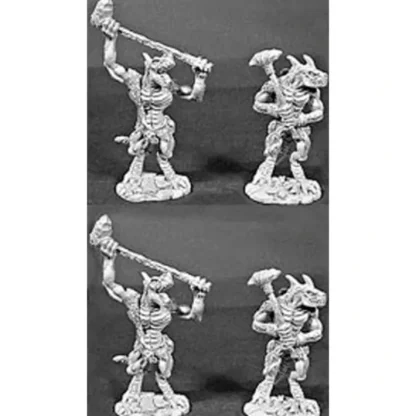 Reaper Miniatures Lizardmen Tyrants 4 Pcs #06049 Dark Heaven Legends Army Packs - Your Source for Gaming Essentials Best Sale