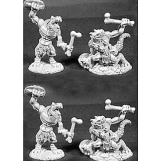 Reaper Miniatures Lizardman Warriors 4 Pcs #06050 Dark Heaven Legends Army Packs - Your Source for Gaming Essentials Clearance