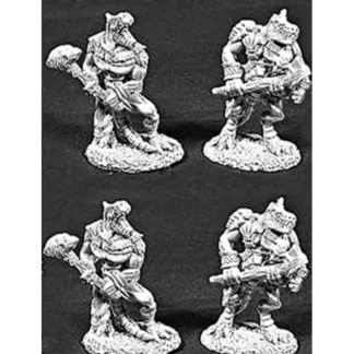 Reaper Miniatures Lizardmen, 2H Club 4 Pcs #06048 Dark Heaven Legends Army Packs - Your Source for Gaming Essentials Store