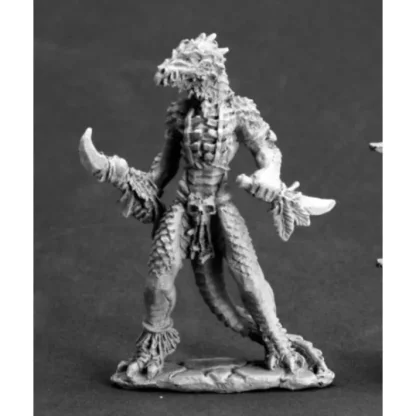 Reaper Miniatures Lizardman Shaman #03607 Dark Heaven Legends Unpainted Metal - Your Source for Gaming Essentials Discount
