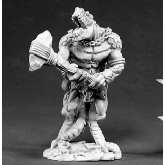 Reaper Miniatures Lizardman Tyrant #02404 Dark Heaven Legends Unpainted Metal - Your Source for Gaming Essentials Outlet