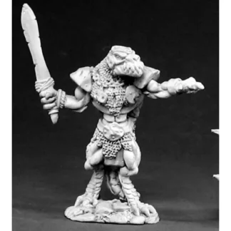 Reaper Miniatures Lizardman Tyrant #02408 Dark Heaven Legends Unpainted Metal - Your Source for Gaming Essentials Flash Sale