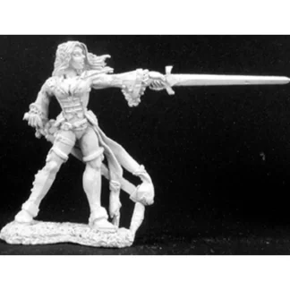 Reaper Miniatures Lonnia, Female Duelist #02981 Dark Heaven Unpainted Metal - Your Source for Gaming Essentials Best Sale