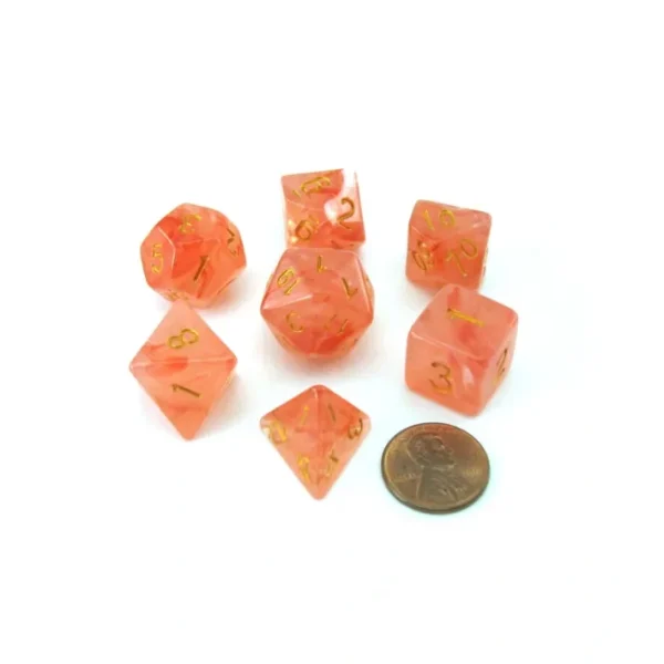 Reaper Miniatures Lucky Pizza Dungeon Dice - Gem Red - Your Source for Gaming Essentials Sale
