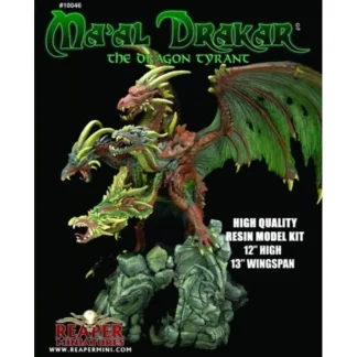 Reaper Miniatures Ma'al Drakar the Dragon Tyrant Resin Model Kit 10046 Unpainted - Your Source for Gaming Essentials Hot