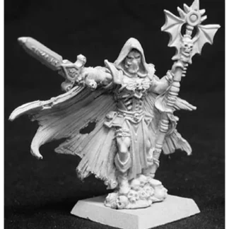 Reaper Miniatures Malek, Necropolis Mage #14040 Necropolis Unpainted D&D Mini - Your Source for Gaming Essentials New
