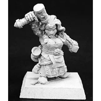 Reaper Miniatures Margara, Dwarf Mage #14082 Dwarves Unpainted RPG Mini Figure - Your Source for Gaming Essentials Cheap