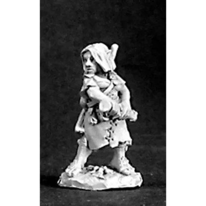 Tabletop Miniatures | Reaper Miniatures Melantha, Female Halfling #03234 Dark Heaven Unpainted Metal - Your Source for Gaming Essentials