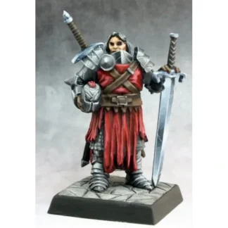 Reaper Miniatures Mendevian Crusader #60160 Pathfinder Miniatures Unpainted Mini - Your Source for Gaming Essentials Online