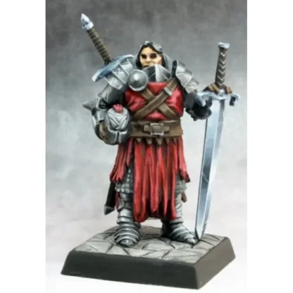 Reaper Miniatures Mendevian Crusader #60160 Pathfinder Miniatures Unpainted Mini - Your Source for Gaming Essentials Online