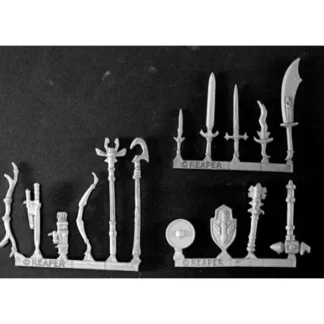 Reaper Miniatures Mercenary Weapons Pack (15) #14522 Mercenary Unpainted Mini - Your Source for Gaming Essentials Sale
