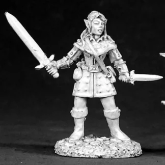 Tabletop Miniatures | Reaper Miniatures Merryn, Elf Thief #02590 Dark Heaven Legends Unpainted Metal - Your Source for Gaming Essentials