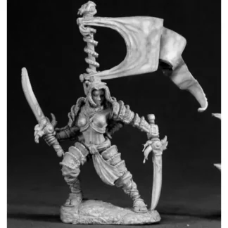 Reaper Miniatures Mika, Female Samurai #03058 Dark Heaven Unpainted Metal - Your Source for Gaming Essentials Clearance