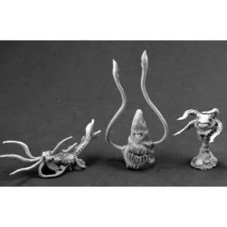 Reaper Miniatures Mini Monsters (3 Pieces) #03595 Dark Heaven Unpainted Metal - Your Source for Gaming Essentials Cheap