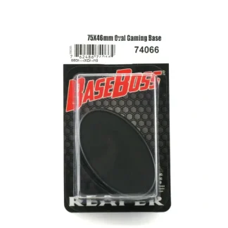 Reaper Miniatures 75mm x 46mm Oval Gaming Base (10) #74066 Accessory - Your Source for Gaming Essentials Sale