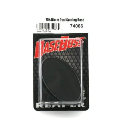 Reaper Miniatures 75mm x 46mm Oval Gaming Base (10) #74066 Accessory - Your Source for Gaming Essentials Sale
