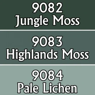 Tabletop Miniatures | Reaper Miniatures Moss Colors #09728 Master Series Triads 3 Pack .5oz Paint - Your Source for Gaming Essentials