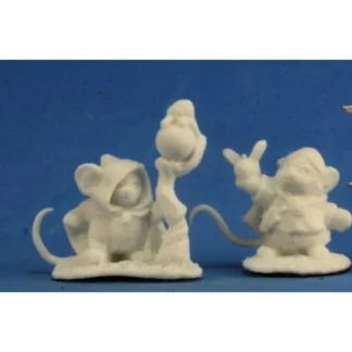 Reaper Miniatures Mousling Druid and Beekeeper #77290 Bones Unpainted Figure - Your Source for Gaming Essentials Online