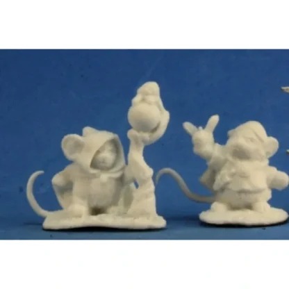 Reaper Miniatures Mousling Druid and Beekeeper #77290 Bones Unpainted Figure - Your Source for Gaming Essentials Online