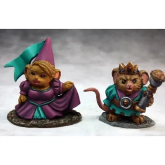 Reaper Miniatures Mousling King & Princess #03740 Dark Heaven Legends Unpainted - Your Source for Gaming Essentials Store