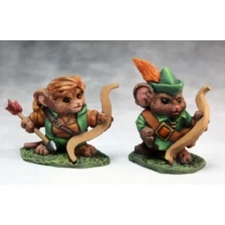 Reaper Miniatures Mousling Ranger & Yeoman #03743 Dark Heaven Legends Unpainted - Your Source for Gaming Essentials Fashion