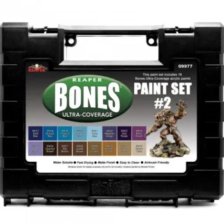 Reaper Miniatures MSP Bones Ultra-Coverage Paint Set #2 - 16 Bottles - Your Source for Gaming Essentials New