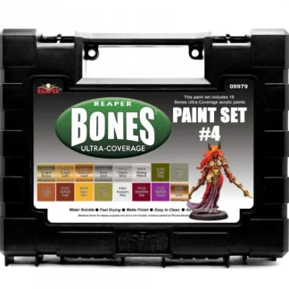 Reaper Miniatures MSP Bones Ultra-Coverage Paint Set #4 - 16 Bottles - Your Source for Gaming Essentials Cheap