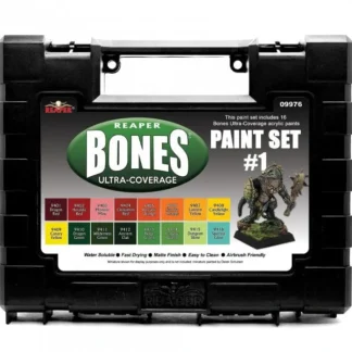 Reaper Miniatures MSP Bones Ultra-Coverage Paint Set #1 - 16 Bottles - Your Source for Gaming Essentials Sale