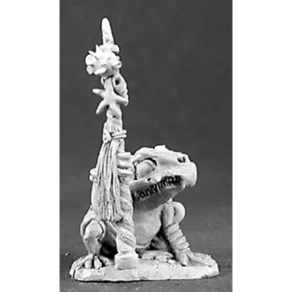 Reaper Miniatures Mudcroak, Frogman Shaman #03174 Dark Heaven Unpainted Metal - Your Source for Gaming Essentials Fashion