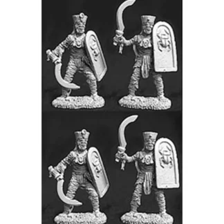 Tabletop Miniatures | Reaper Miniatures Mummy Tomb Guardians 4 Pieces #06059 Dark Heaven Legends Army - Your Source for Gaming Essentials