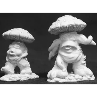 Reaper Miniatures Mushroom Men (2 Pieces) #02679 Dark Heaven Unpainted Metal - Your Source for Gaming Essentials Online