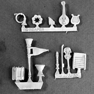 Reaper Miniatures Musical Instruments 12 Pcs #03032 Dark Heaven Unpainted Metal - Your Source for Gaming Essentials Flash Sale