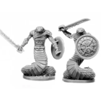 Reaper Miniatures Nagendra Swordsmen (2) #77695 Unpainted Plastic Figures - Your Source for Gaming Essentials Outlet