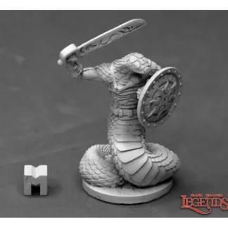 Reaper Miniatures Nagendra Warrior (Sword & Shield) 03896 Unpainted Metal Figure - Your Source for Gaming Essentials Fashion