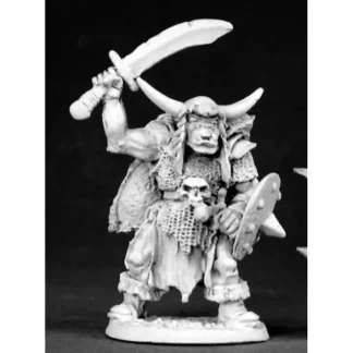 Reaper Miniatures Nagrash, Orc Chieftan #02502 Dark Heaven Unpainted Metal - Your Source for Gaming Essentials Outlet